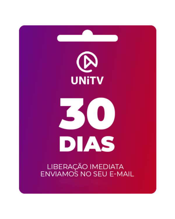 Recarga Unitv 30 Dias